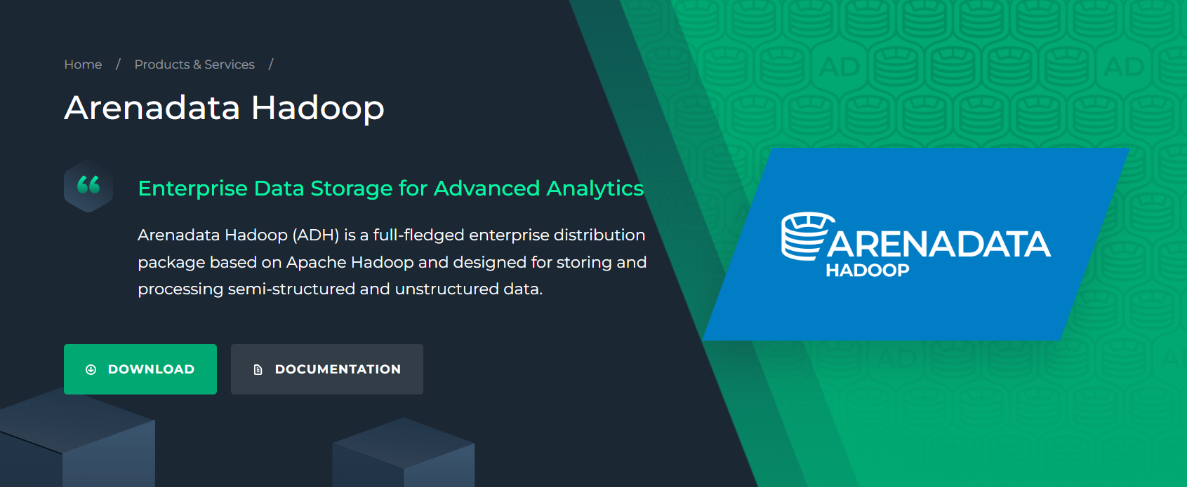 Switch to the Arenadata Hadoop download page